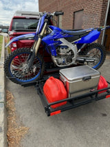 Black Bulldog Cargo Carrier add on to Mountain Lion Motorcycle Carrier image 3