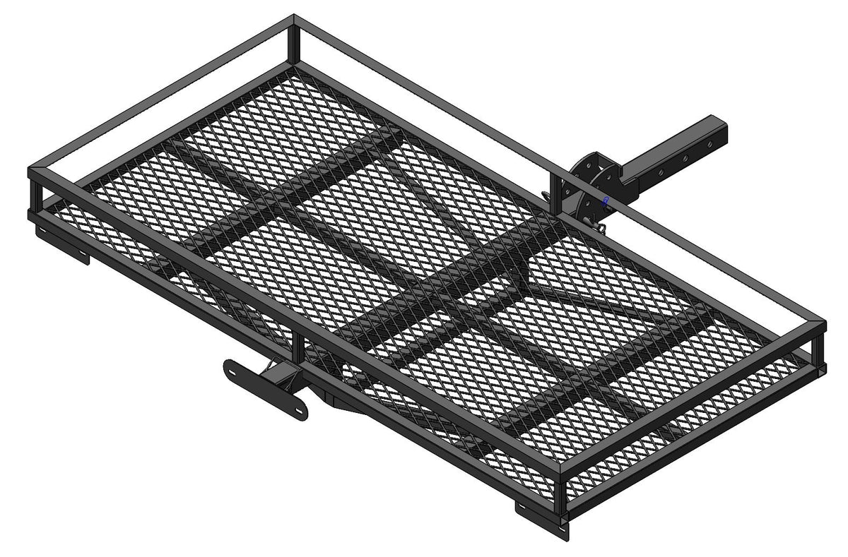 Black Bulldog Hitch Mount Cargo Carrier