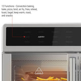 Black & Decker 12-in-1 French Door Digital Countertop Convection Oven with Air Fry, 6-Slices image 4