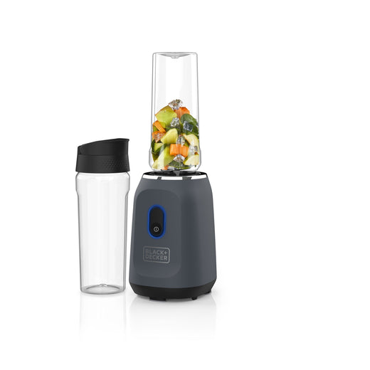Black & Decker 300W Grey Personal Blender with Dual 20-oz Jars