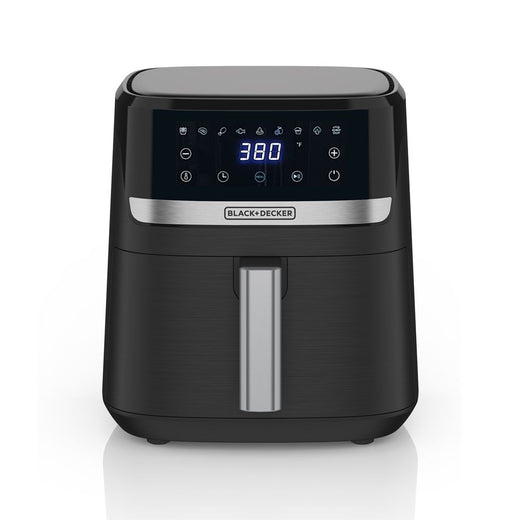 Black & Decker 8-in-1 Digital Air Fryer with Non-Stick Cooking Basket, 6-qt