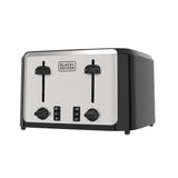 Black & Decker Extra Wide Slots Toaster with 7 Settings, 4-Slices image 2