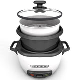 Black & Decker Non-Stick Rice Cooker & Steamer, 28 Cups image 3