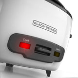 Black & Decker Non-Stick Rice Cooker & Steamer White, 6 Cups image 6