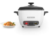 Black & Decker Rice Cooker & Non-Stick Steamer White, 16 Cups image 8