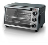 Black & Decker Toaster Oven with 4 Functions, Stainless Steel, 6-Slices image 2