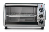 Black & Decker Toaster Oven with 4 Functions, Stainless Steel, 6-Slices image 6