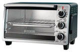 Black & Decker Toaster Oven with 4 Functions, Stainless Steel, 6-Slices image 7