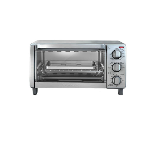 Black & Decker Toaster Oven with Natural Convection, Stainless Steel, 4-Slice