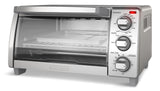 Black & Decker Toaster Oven with Natural Convection, Stainless Steel, 4-Slice image 2