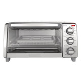 Black & Decker Toaster Oven with Natural Convection, Stainless Steel, 4-Slice image 3