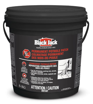 Black Jack Ready Cold Patch, Permanent Pothole Patch
