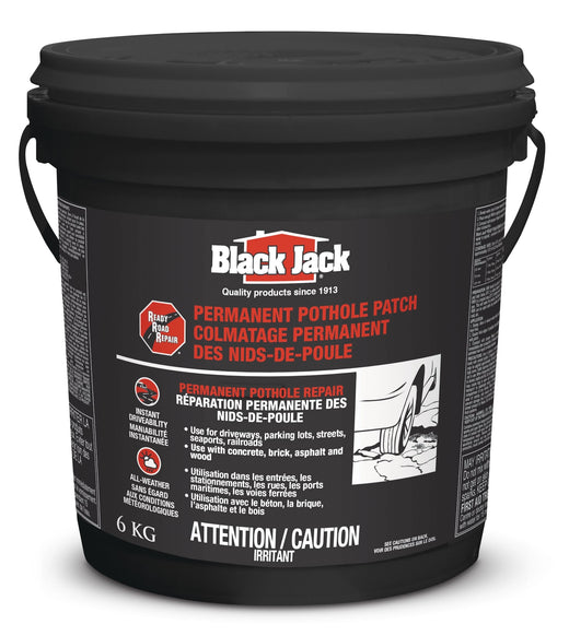 Black Jack Ready Cold Patch, Permanent Pothole Patch