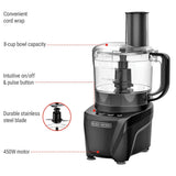 Black N Decker Dishwasher Safe Food Processor, 8-Cup image 3