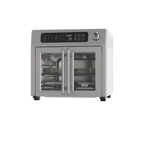 Black N Decker French Door Toaster Oven and Air Fryer, 26-Qt