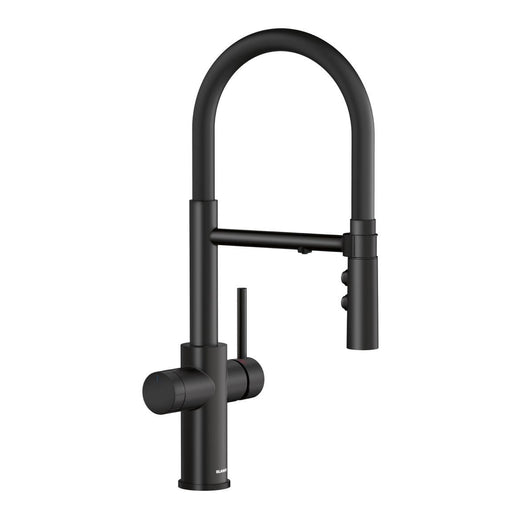 Blanco Catris Flexo Filter-Ready Semi-Pro Pull-Down Dual-Spray Kitchen Faucet, Matte Black