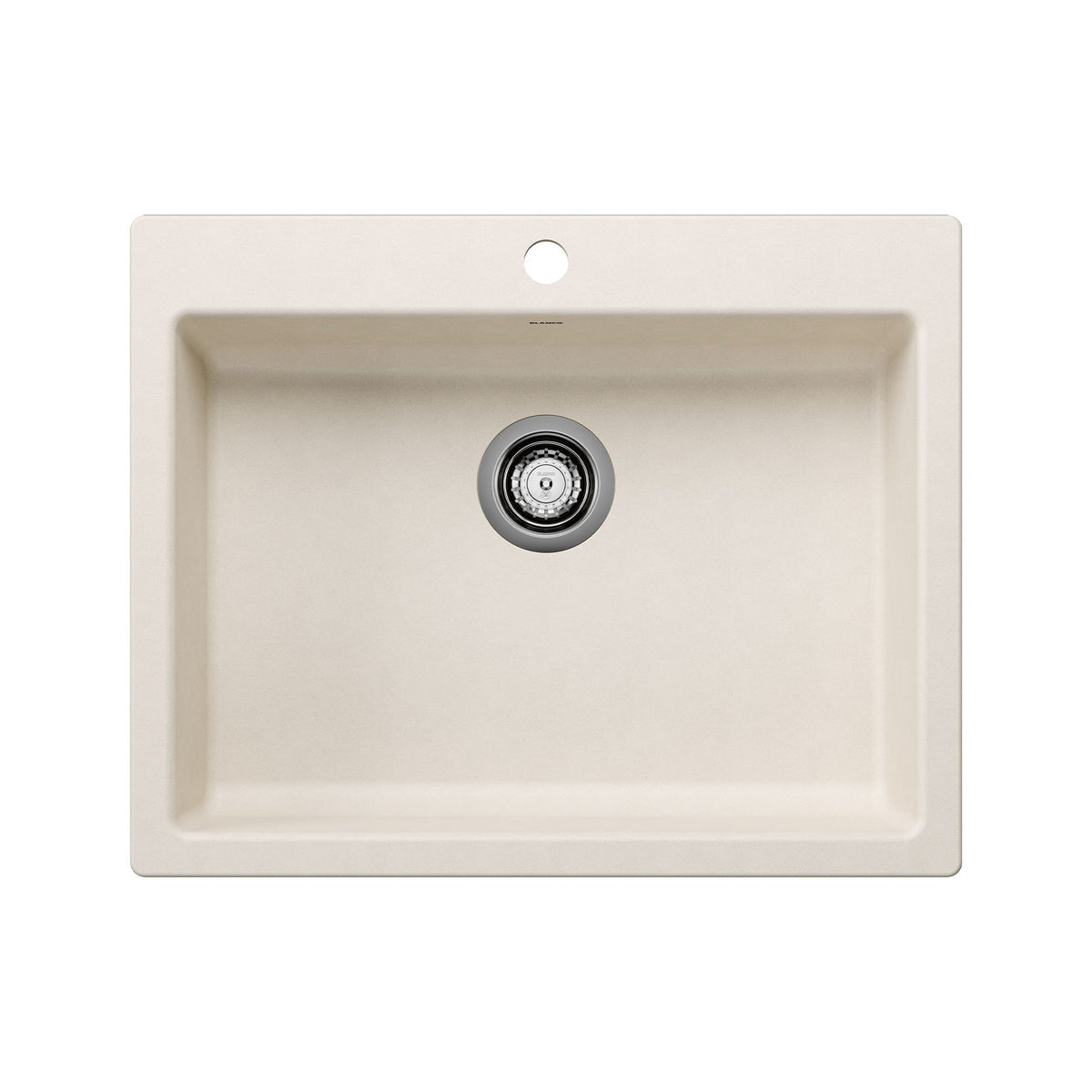 Blanco CSA Single Bowl Drop-In Kitchen Sink, Soft White, 25-in