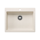 Blanco CSA Single Bowl Drop-In Kitchen Sink, Soft White, 25-in