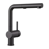 Blanco Linus Low Arc Pull-Out Dual-Spray Kitchen Faucet, Anthracite