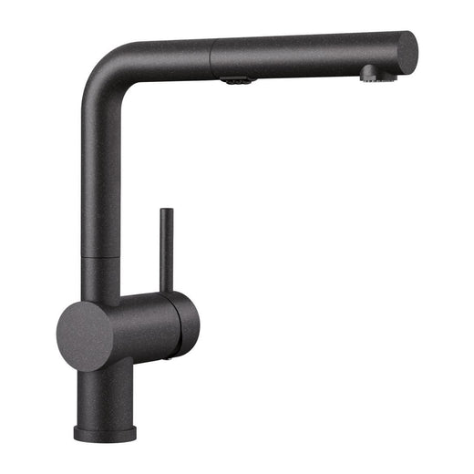 Blanco Linus Low Arc Pull-Out Dual-Spray Kitchen Faucet, Anthracite