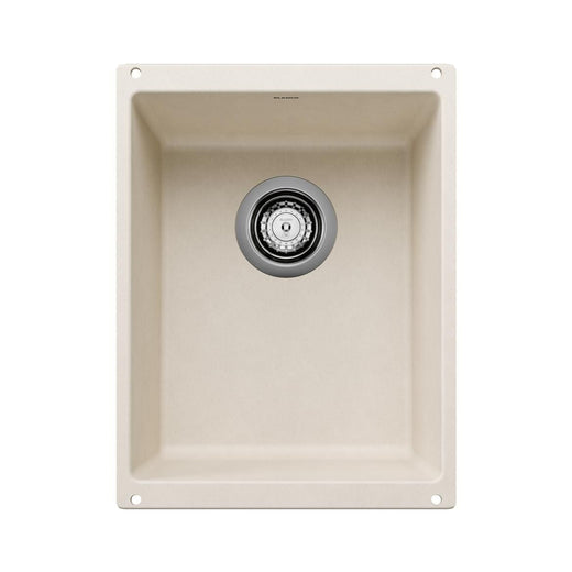 Blanco Precis SILGRANIT 13-in Undermount Bar Sink, Soft White
