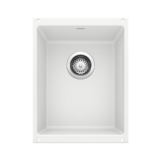 Blanco Precis SILGRANIT 13-in Undermount Bar Sink, White
