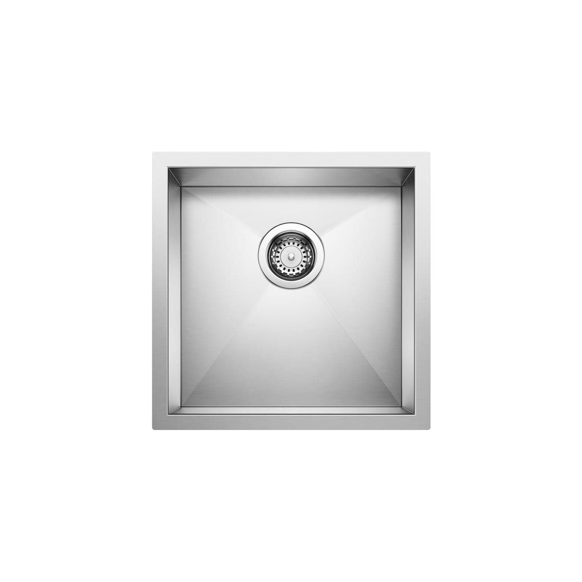Blanco Quatrus R0 17-in Stainless Steel Undermount Bar Sink