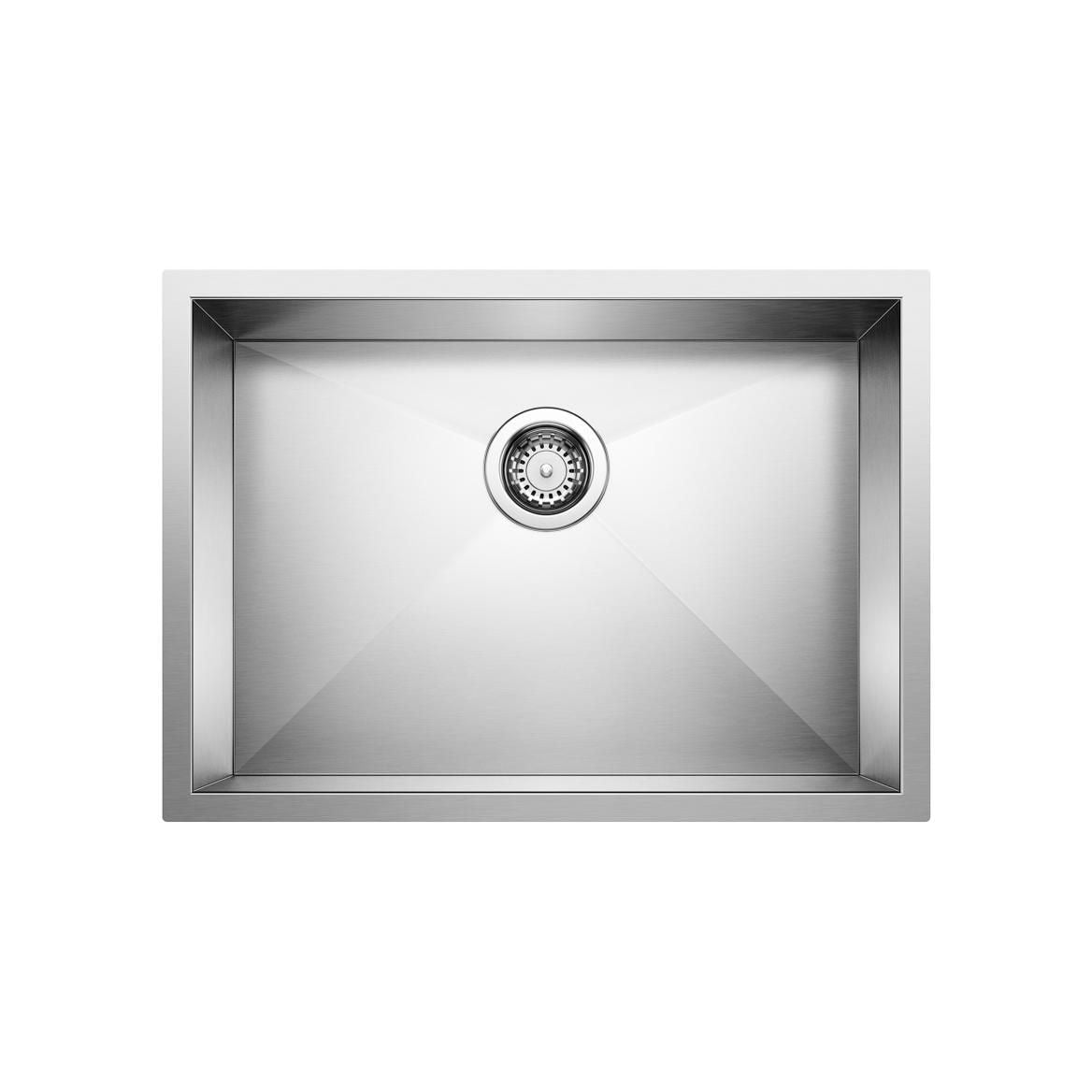 Blanco Quatrus R0 25-in Single Bowl Undermount Stainless Steel Kitchen Sink