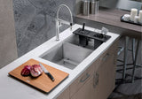 Blanco Quatrus R15 33-in 60/40 Double Bowl Undermount Stainless Steel Kitchen Sink image 2