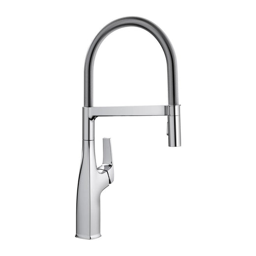 Blanco Rivana Semi-Pro Pull-Down Dual-Spray Kitchen Faucet, Chrome