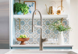 Blanco Rivana Semi-Pro Pull-Down Dual-Spray Kitchen Faucet, PVD Steel image 3