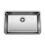 Blanco Single Bowl Undermount SS Kitchen Sink, 28-in