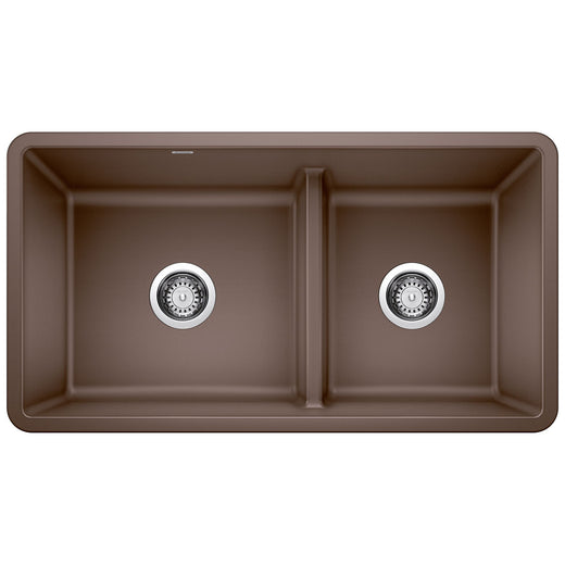 Blanco Undermount Kitchen Sink with Low Divide, PRECIS U, 33-in