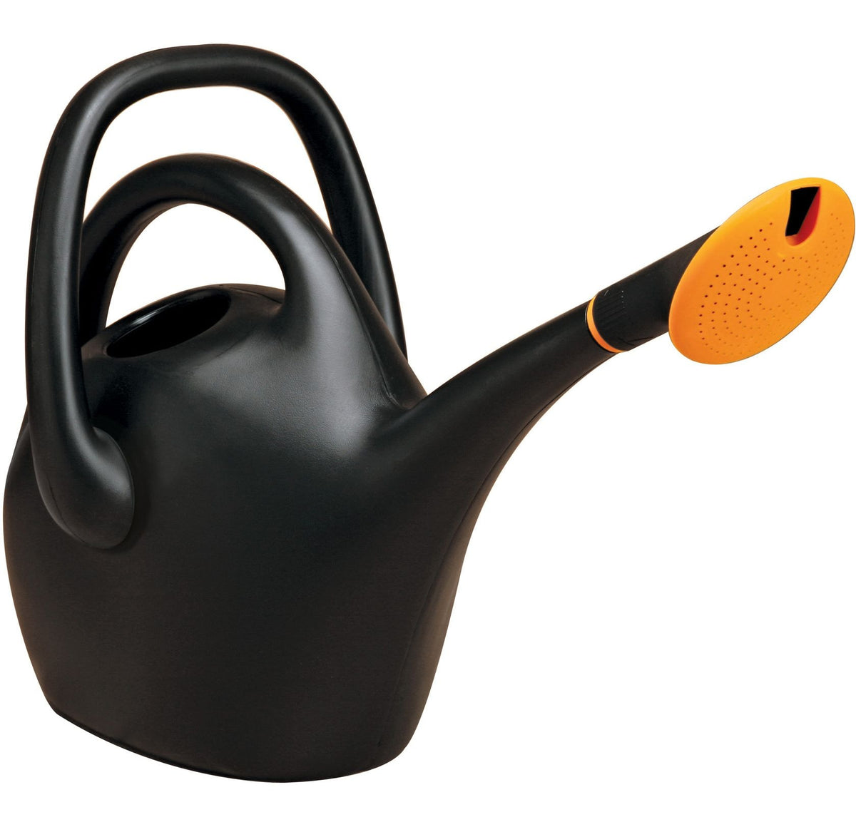 Bloem Easypour 2-in-1 Spout Watering Can with Dual Handle, 9.8-L, (2.6 US gal) Black
