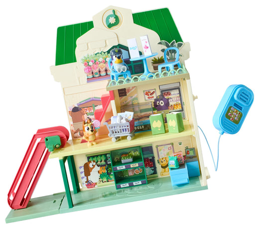 Bluey Supermarket and Restaurant Playset with Speaker
