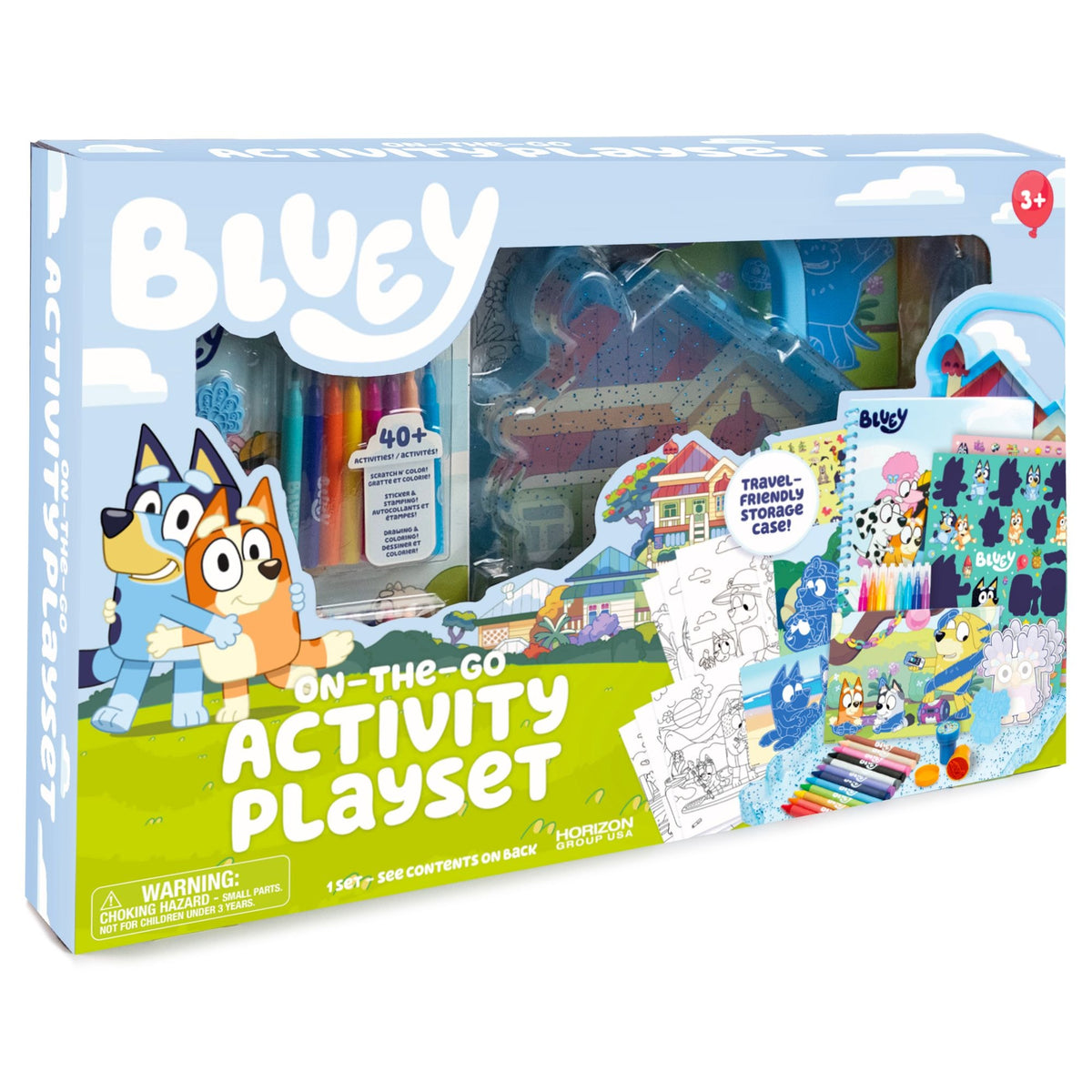 Bluey Ultimate On The Go Activity Playset for Ages 4+