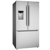 Bosch 300 Series 36 in. 26 cu.ft. Stainless Steel Standard Depth French Door Refrigerator With External Water and Ice Dispenser product image 2