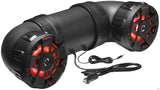 Boss Audio ATV65BRGB All Terrain Powersport Sound System/Speakers, Built-In Amplifier/Bluetooth for ATV/UTV, Black