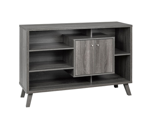 Brassex Multi-Tier Wooden Dining Buffet/Server with Storage, Grey