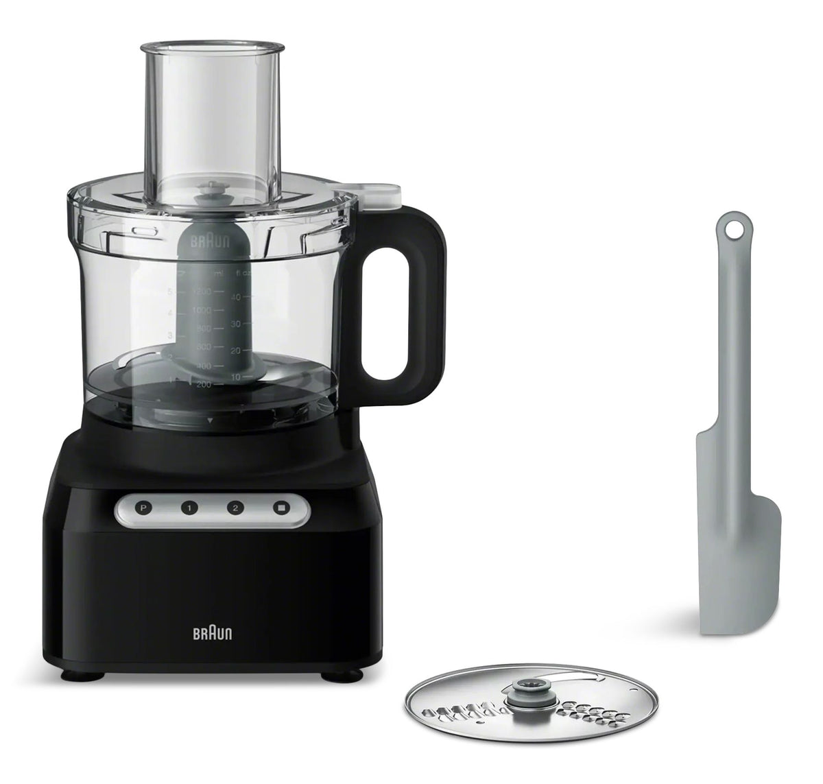 Braun 8-Cup (1.9 L) Food Processor, 550W Motor, Black