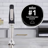 Braun Hand Blender & 1.5-Cup Food Processor with Whisk and Beaker image 2