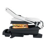 Breville Panini Non-Stick Indoor Grill & Sandwich Press, Brushed Stainless Steel image 4