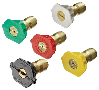 Briggs & Stratton Quick-Connect Spray Nozzle Tips Kit Compatible with 4000 PSI Gas Pressure Washer, 5-pk