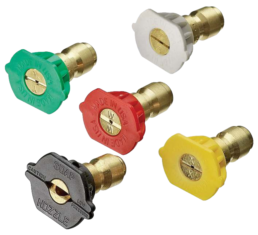 Briggs & Stratton Quick-Connect Spray Nozzle Tips Kit Compatible with 4000 PSI Gas Pressure Washer, 5-pk