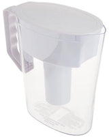 Brita Slim Water Filter Pitcher with Standard Filter, BPA Free, 5 Cup, White