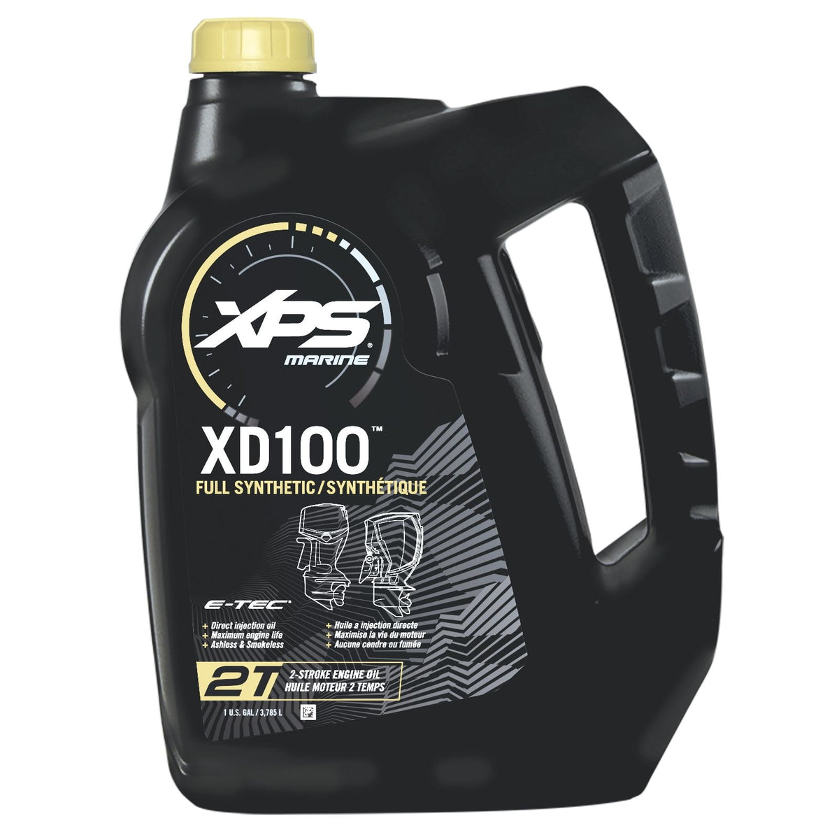 BRP XPS Marine XD100 2-Cycle Full Synthetic Oil, 4-L
