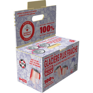 Brrr Box Recyclable Biodegradable Cooler, 15-L, White