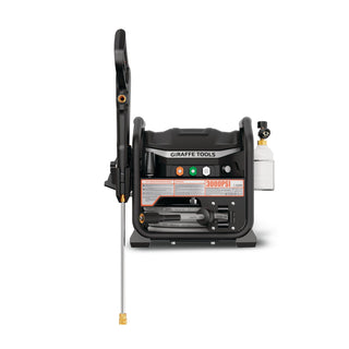 Brushless Electrical Pressure Washer 3000 PSI, with 50 ft retractable hose