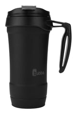 bubba Hero Stainless Steel Insulated Travel Mug with Handle, Rubberized Licorice, 18 oz image 3