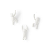 Buddy Hook Set of 3, White